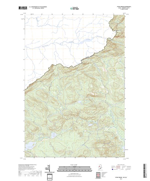 Stony Brook topographic map thumbnail