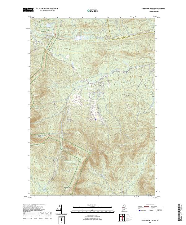 Sugarloaf Mountain 2024 topographic map thumbnail