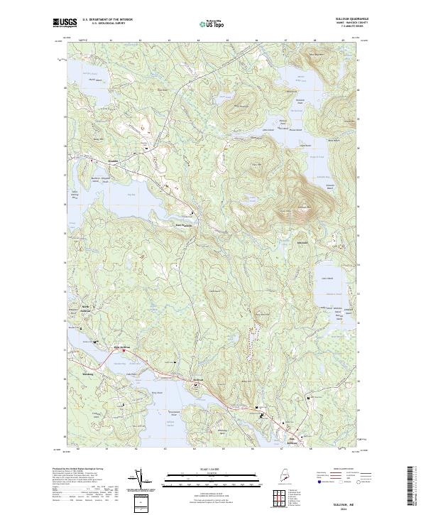 Sullivan topographic map thumbnail