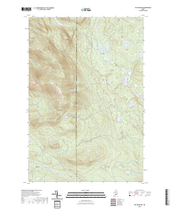 The Traveler topographic map thumbnail