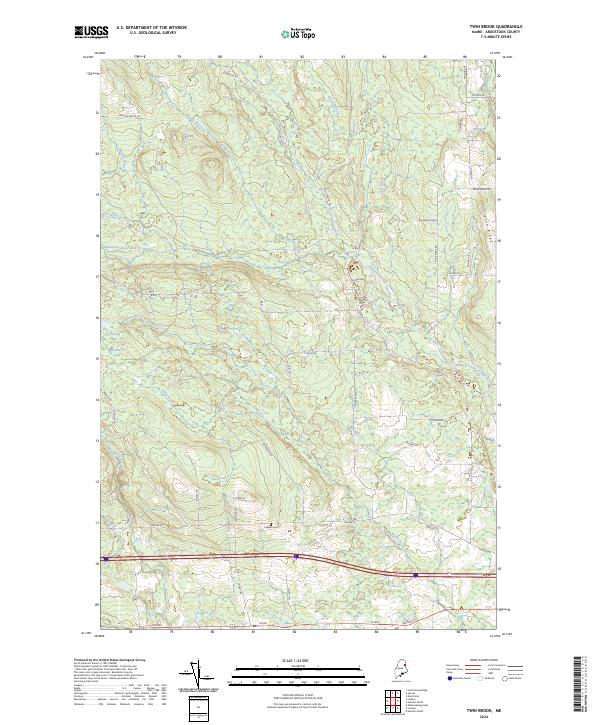 Twin Brook 2024 topographic map thumbnail