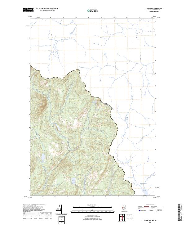 Twin Peaks topographic map thumbnail