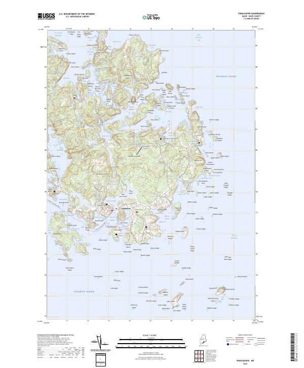 Vinalhaven topographic map thumbnail