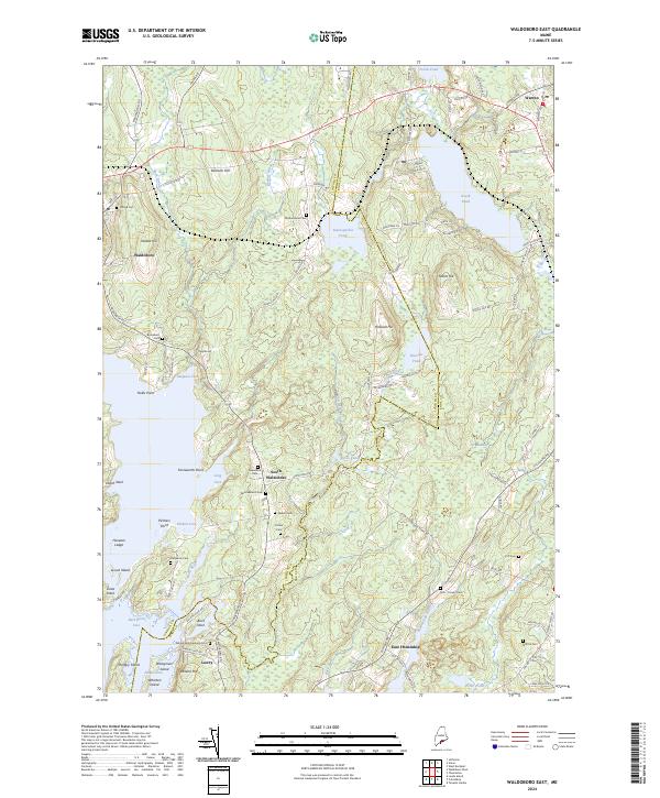 Waldoboro East topographic map thumbnail