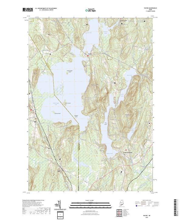 Wayne topographic map thumbnail