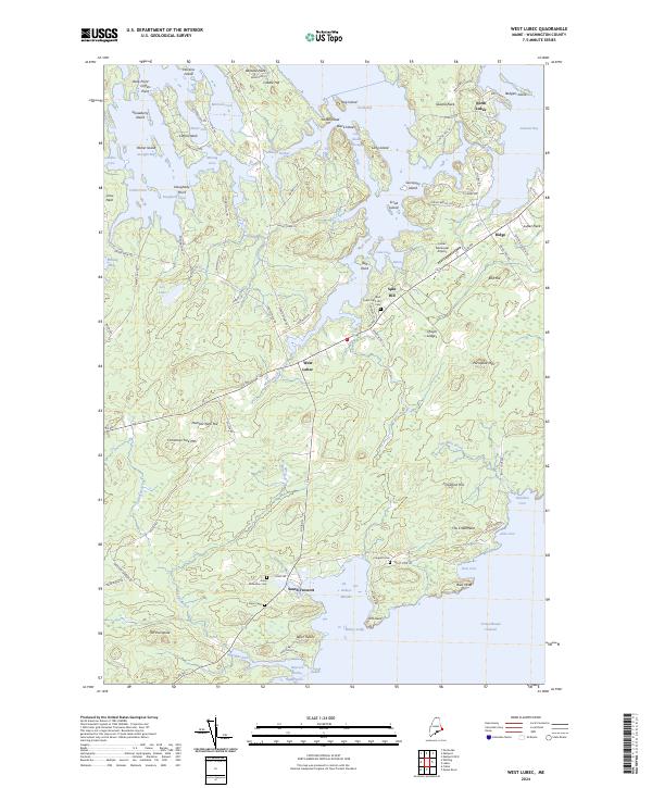 West Lubec 2024 topographic map thumbnail
