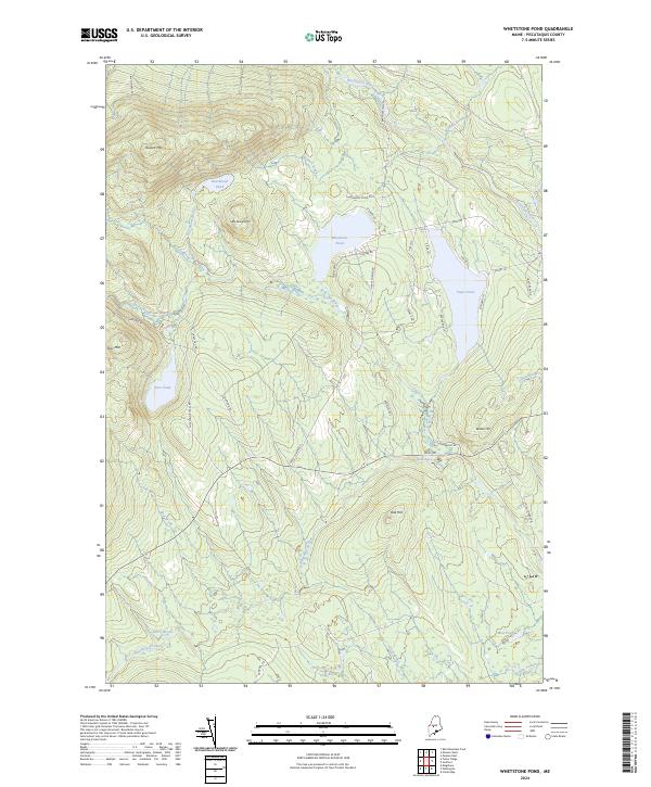 Whetstone Pond 2024 topographic map thumbnail