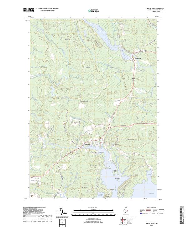 Whitneyville 2024 topographic map thumbnail