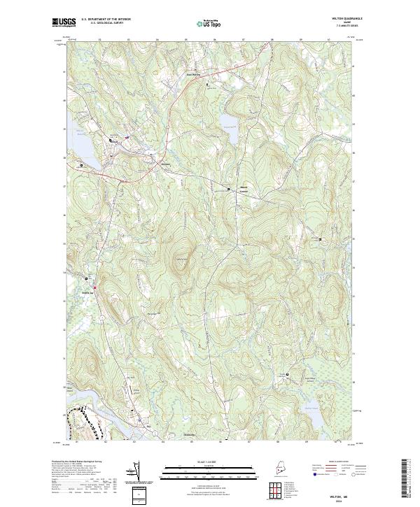 Wilton topographic map thumbnail