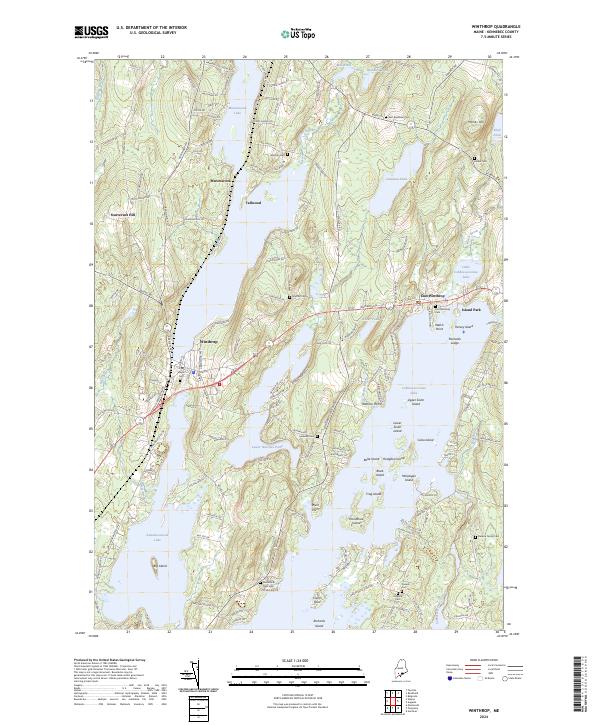 Winthrop topographic map thumbnail