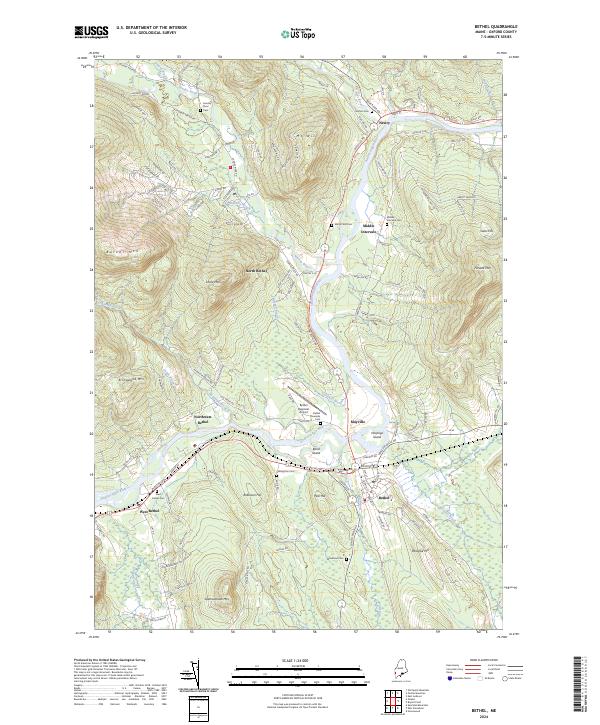 Bethel topographic map thumbnail