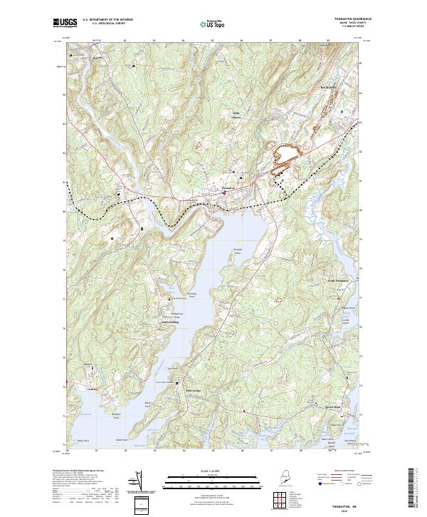 Thomaston topographic map thumbnail