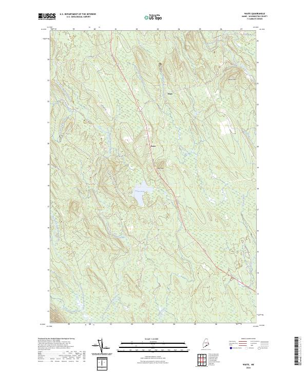 Waite topographic map thumbnail