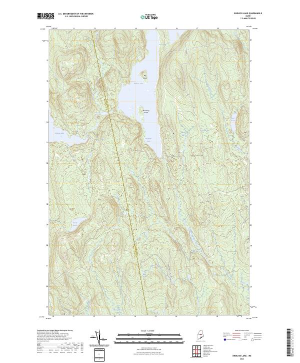 Endless Lake topographic map thumbnail