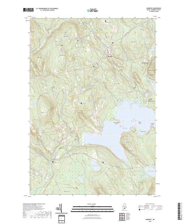 Harmony topographic map thumbnail
