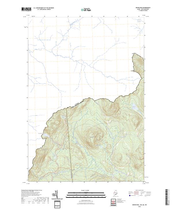 Moose Bog topographic map thumbnail