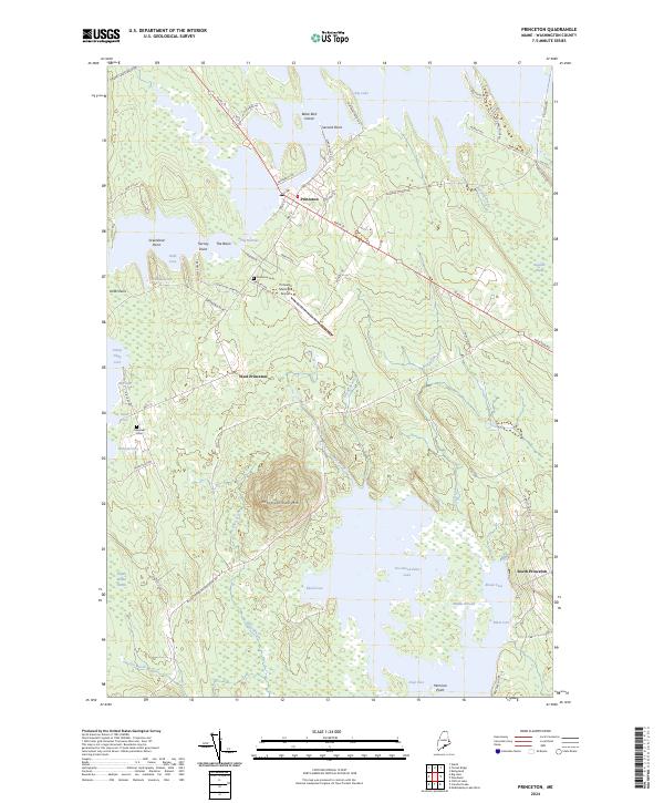 Princeton topographic map thumbnail