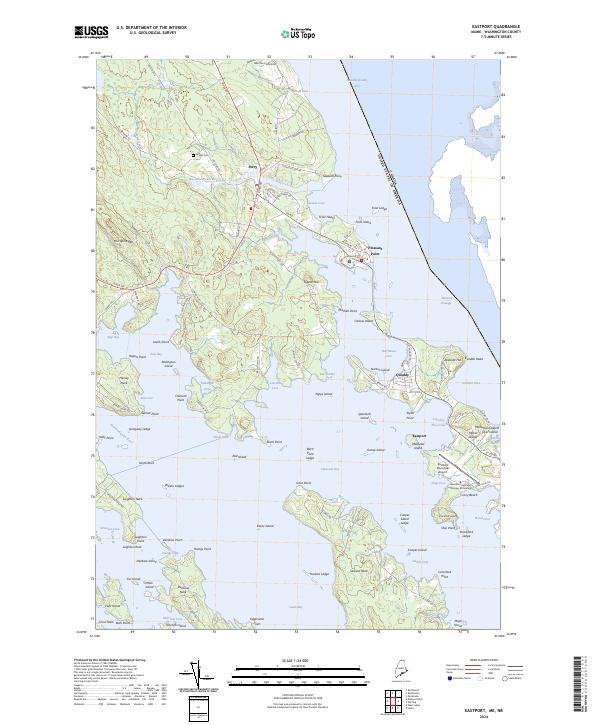Eastport topographic map thumbnail