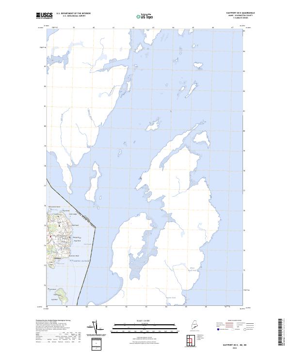Eastport OE E topographic map thumbnail