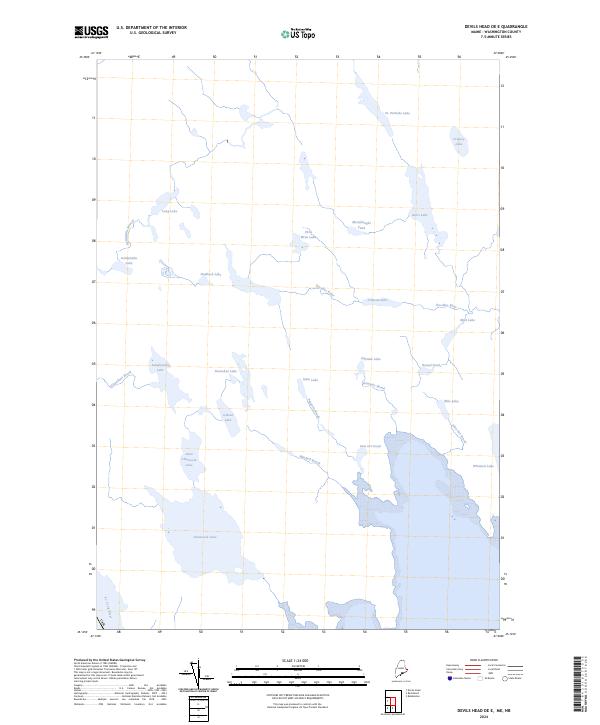 Devils Head OE E topographic map thumbnail