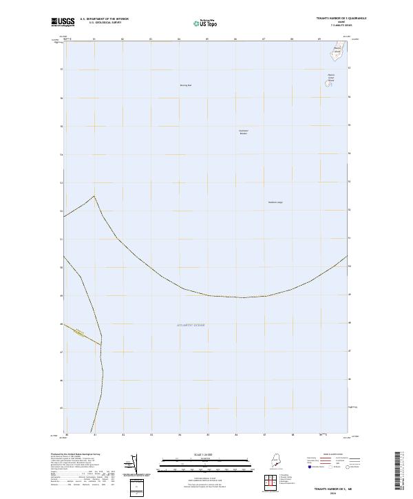 Tenants Harbor OE S topographic map thumbnail