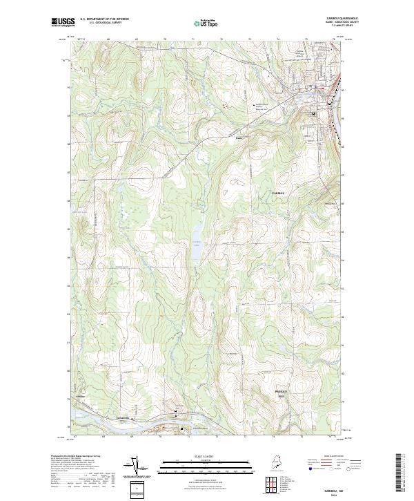 Caribou topographic map thumbnail
