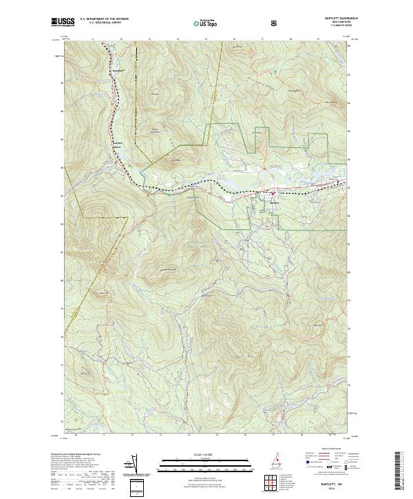 Bartlett topographic map thumbnail