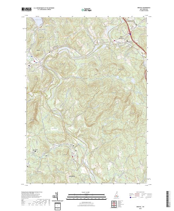 Bristol topographic map thumbnail