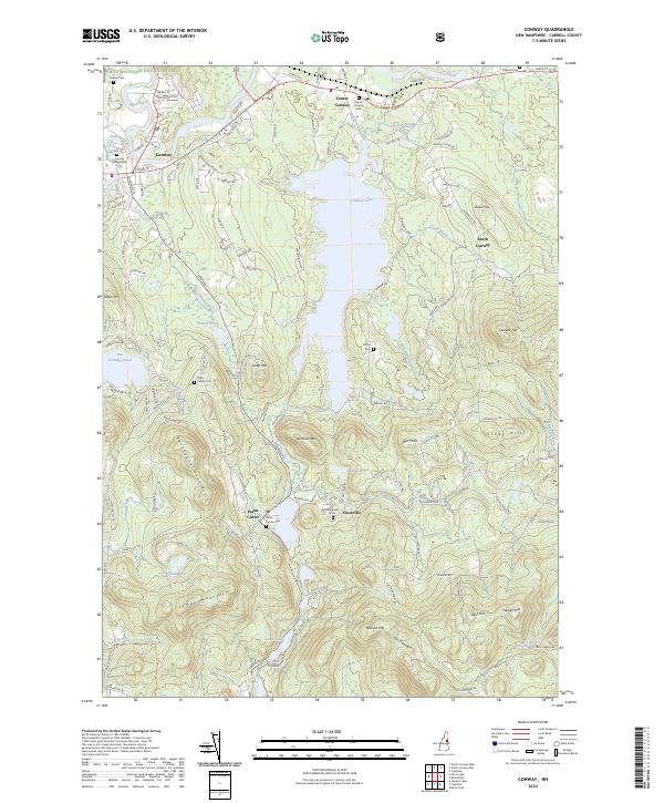 Conway topographic map thumbnail