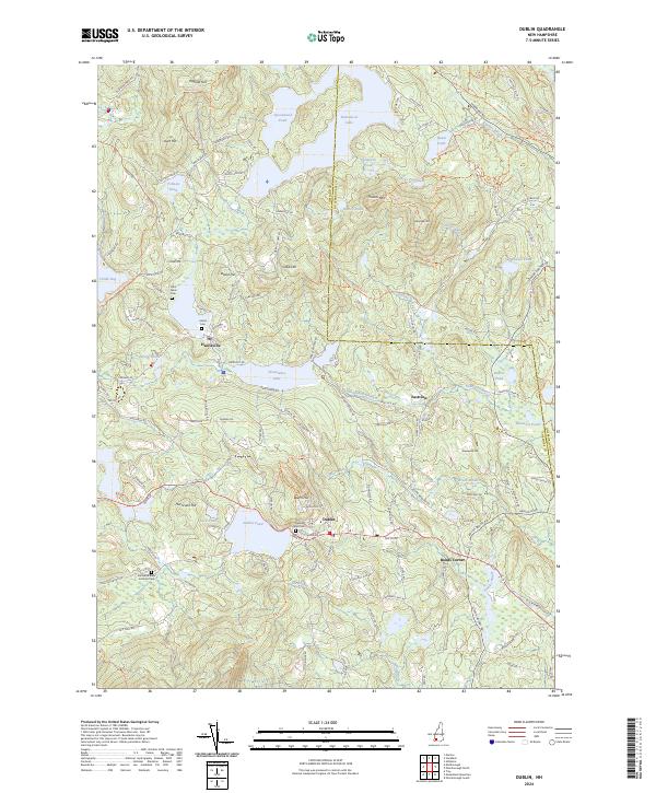 Dublin topographic map thumbnail