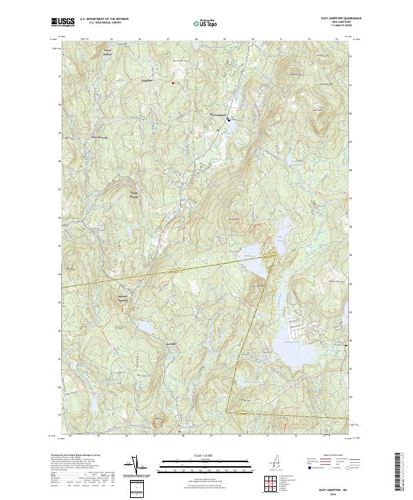 East Lempster topographic map thumbnail