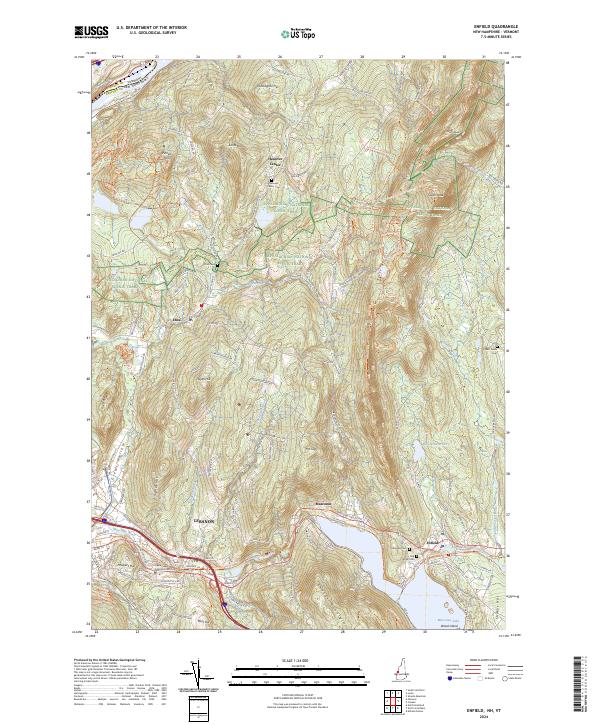 Enfield topographic map thumbnail