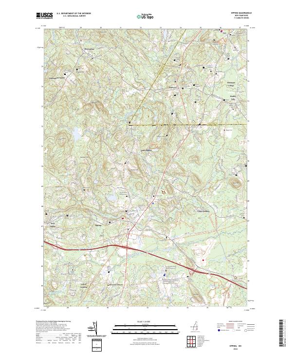 Epping topographic map thumbnail