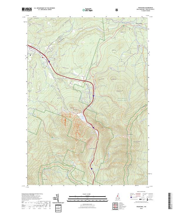 Franconia topographic map thumbnail