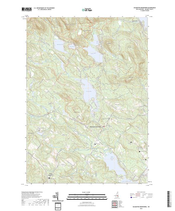 Gilmanton Ironworks topographic map thumbnail