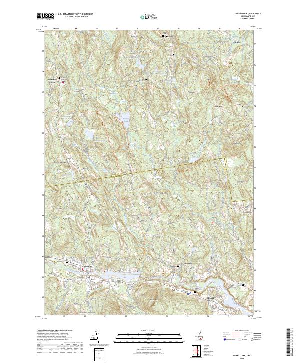 Goffstown topographic map thumbnail