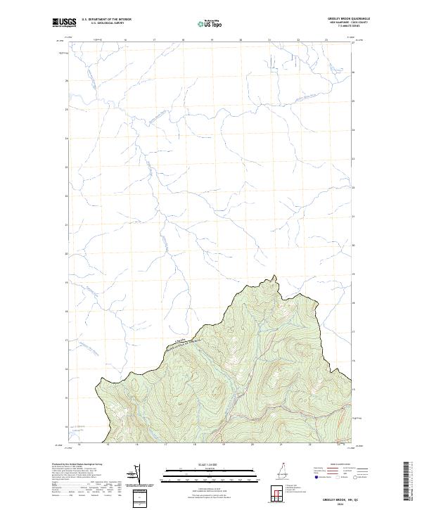 Greeley Brook topographic map thumbnail