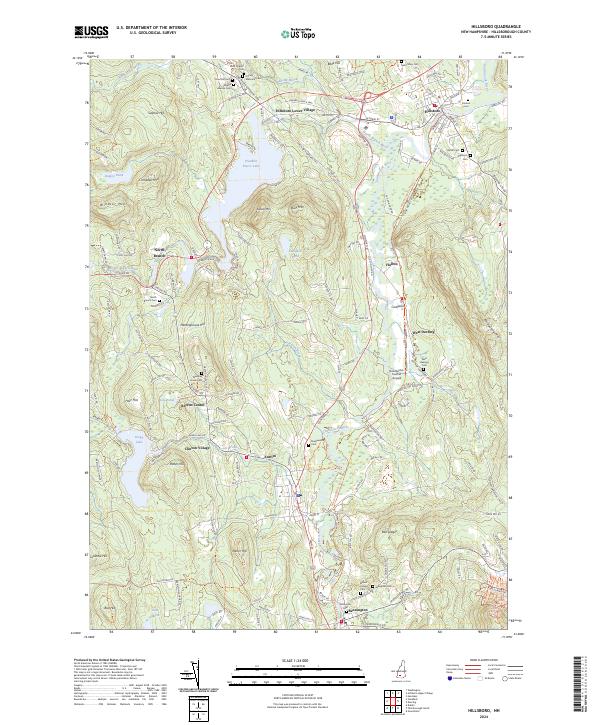 Hillsboro topographic map thumbnail