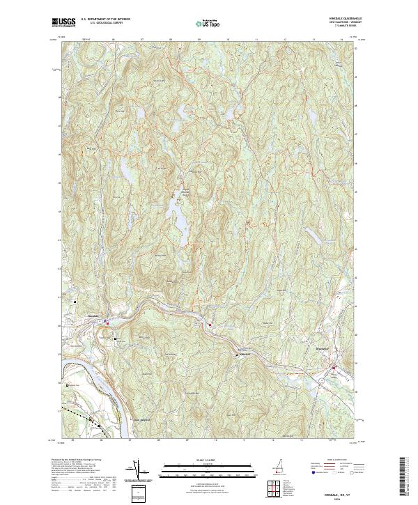 Hinsdale topographic map thumbnail