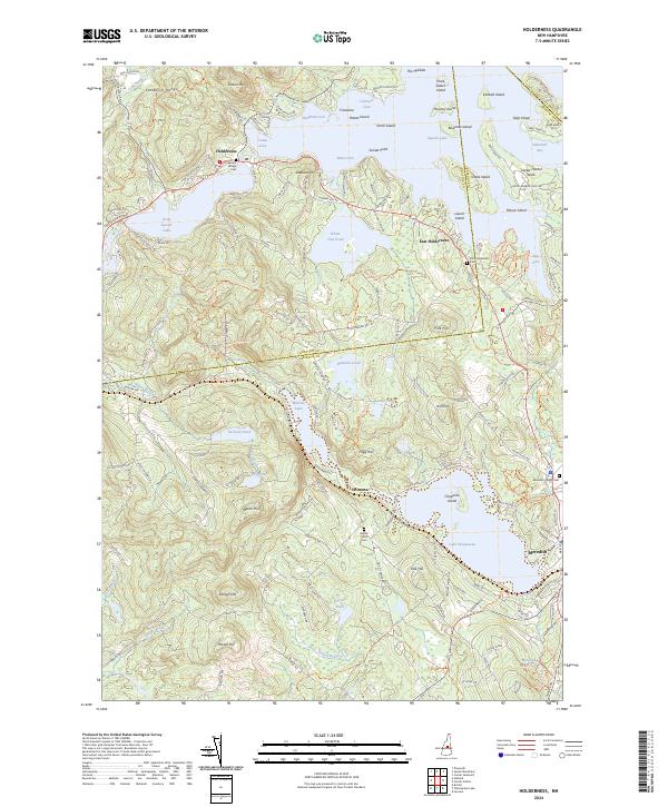 Holderness topographic map thumbnail