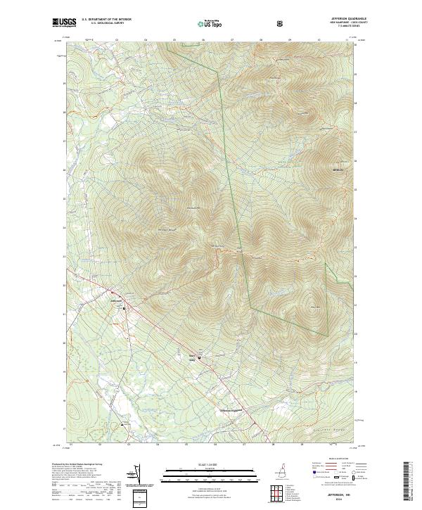 Jefferson topographic map thumbnail