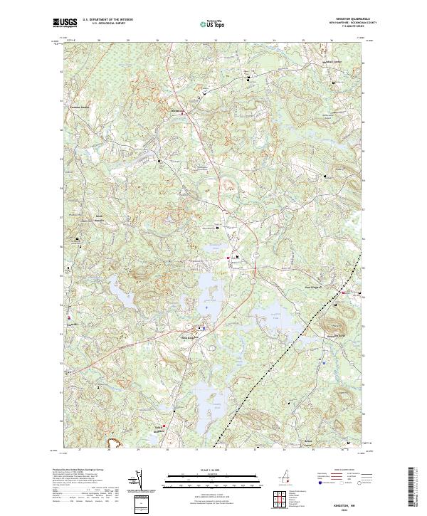 Kingston topographic map thumbnail