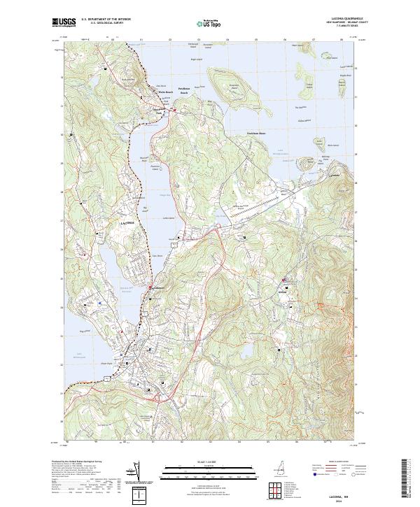 Laconia topographic map thumbnail