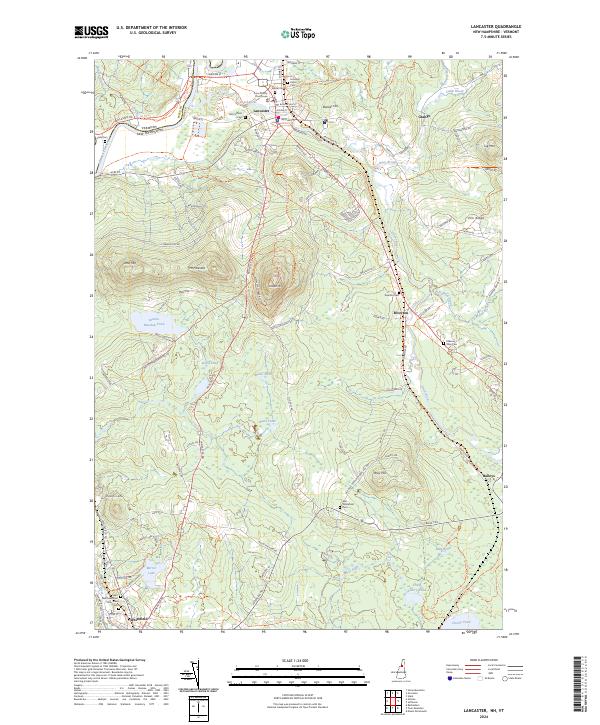 Lancaster topographic map thumbnail