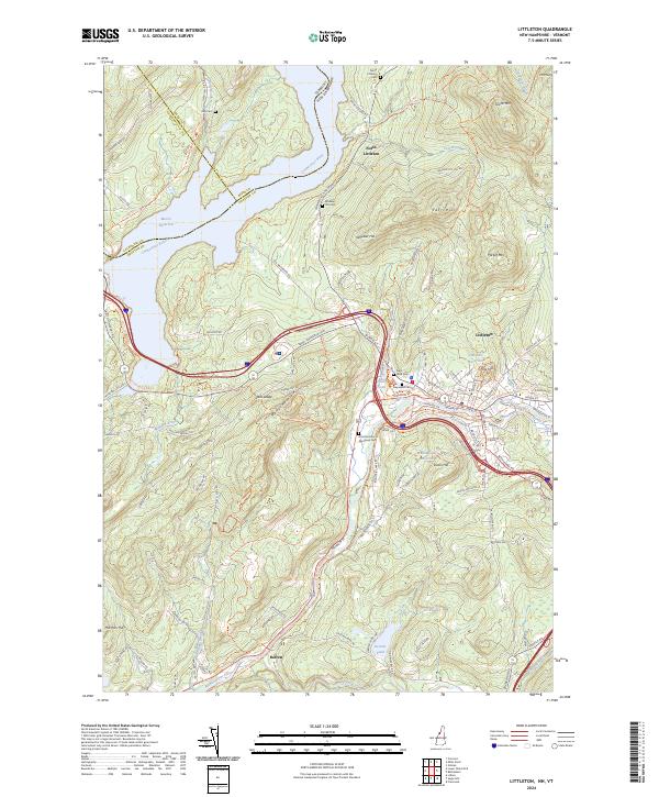 Littleton topographic map thumbnail
