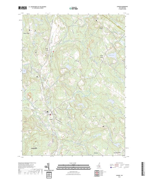 Loudon topographic map thumbnail