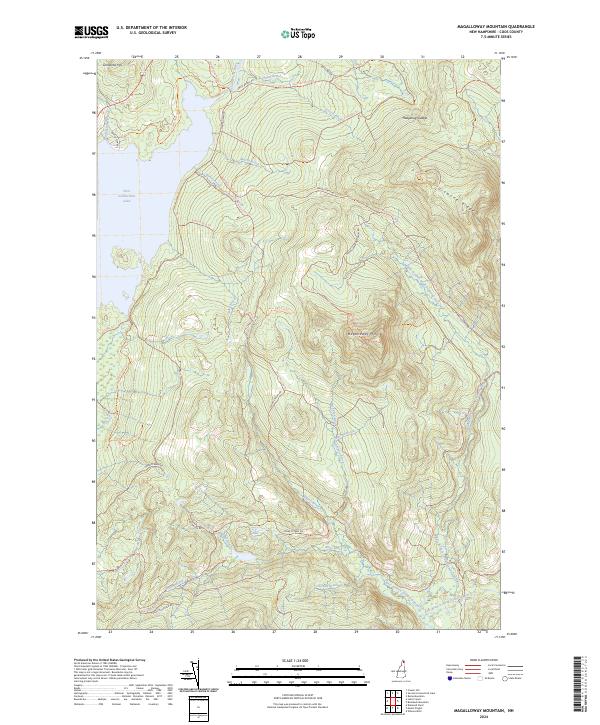 Magalloway Mountain topographic map thumbnail