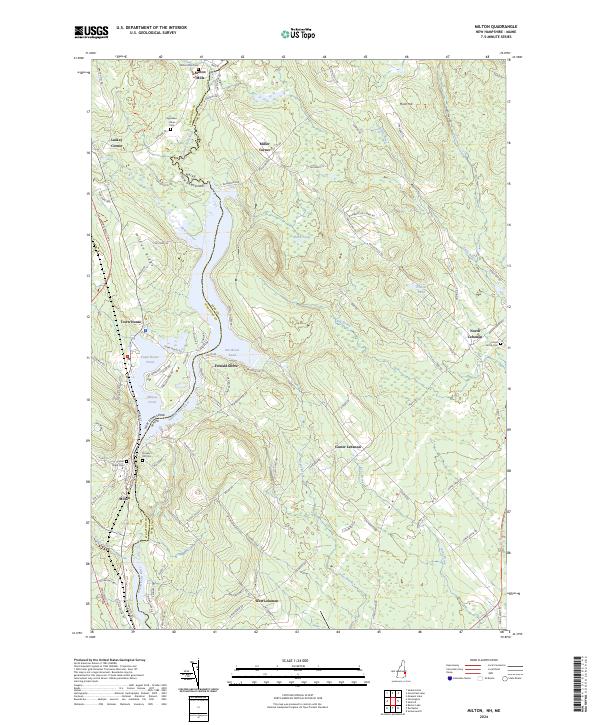 Milton topographic map thumbnail