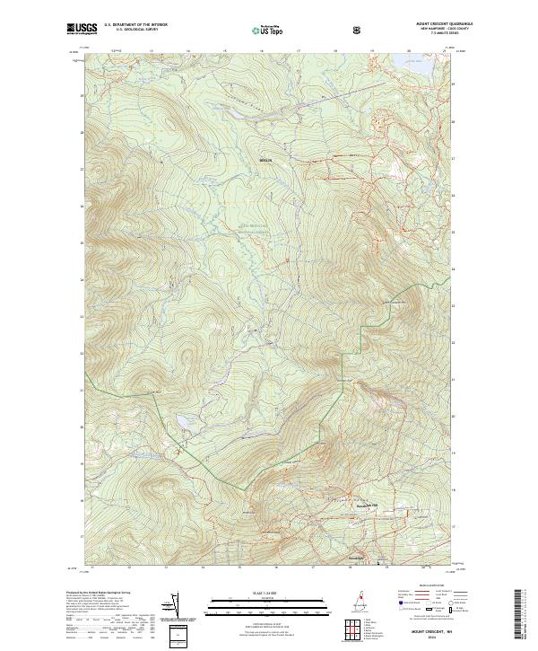 Mount Crescent topographic map thumbnail