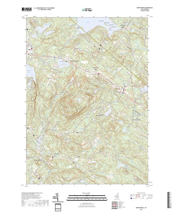 Northwood topographic map thumbnail